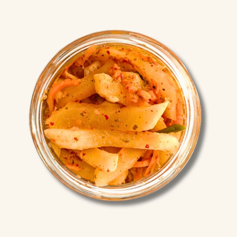 Baltojo ridiko kimchi